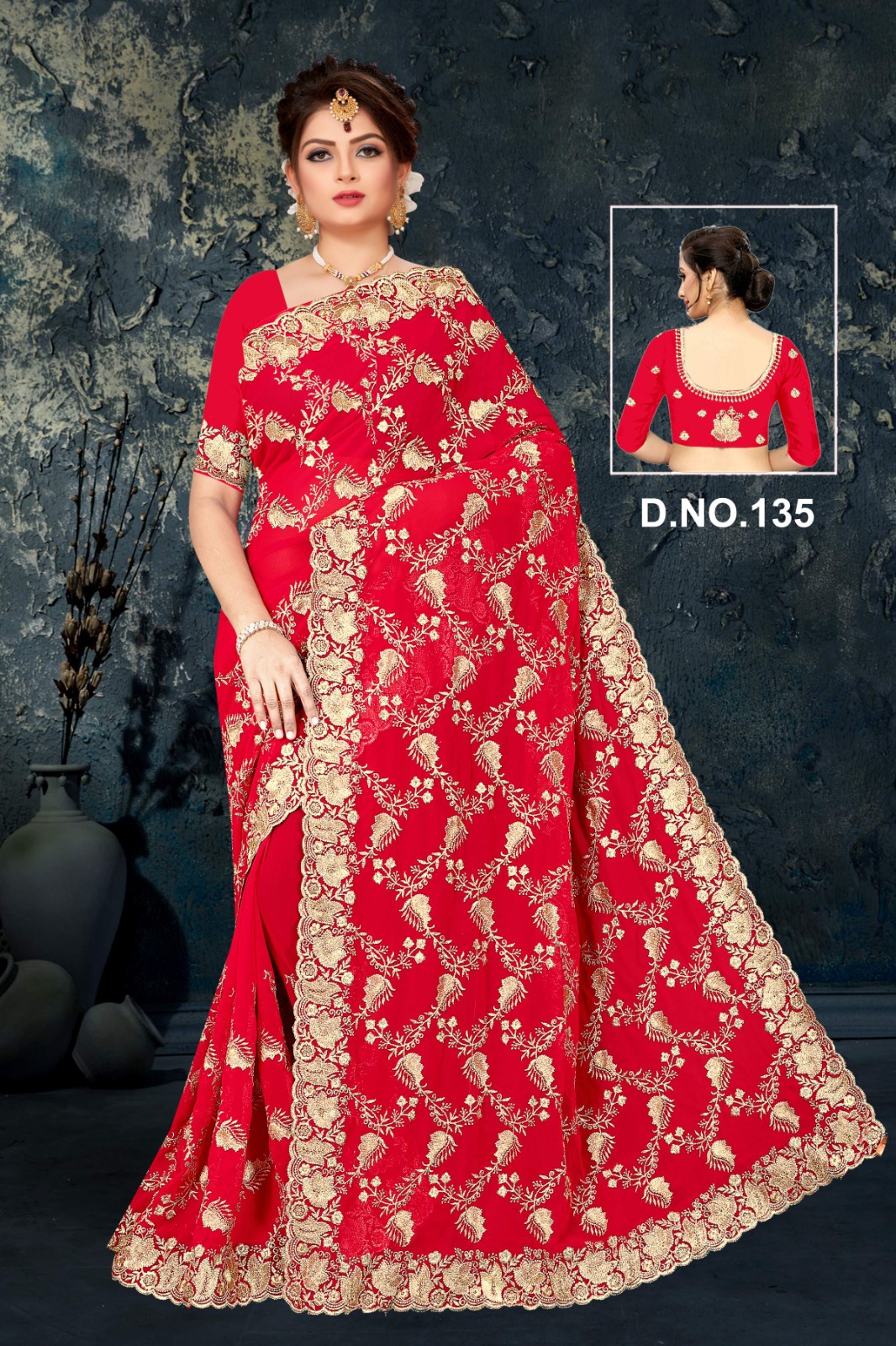 Saree With Unstitched Blouse